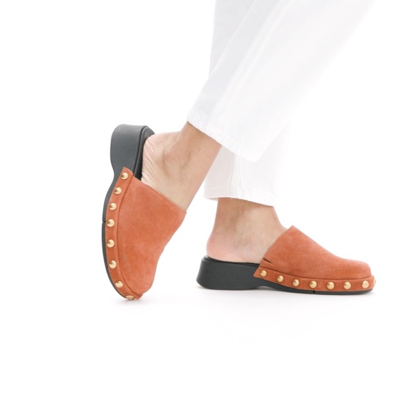 Aerosoles Faye clog in gingerbread suede - Picture 5 of 6